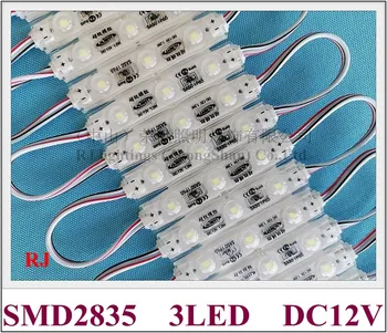 светодиодный модуль для знака канала буквы супер светодиодный световой модуль DC12V 1,2 Вт 140 лм SMD 2835 63 мм * 13 мм алюминиевая печатная плата шестого поколения