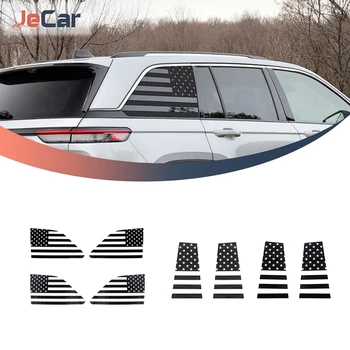 JeCar Carbon Fiber Авто Стекло Наклейка Защитная крышка Наклейки ПВХ для Jeep Grand Cherokee 2022 UP Аксессуары для экстерьера