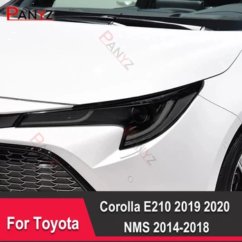 Для Toyota Corolla E210 2019 2020 NMS 2014-2018 Автомобильная фара Защитная пленка Фара Реставрация Прозрачная Черная наклейка из ТПУ