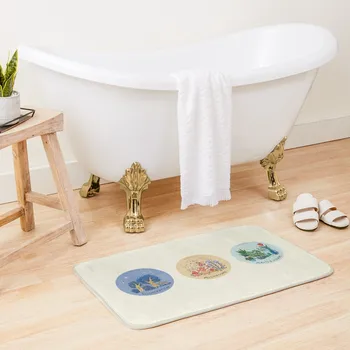 Эстетические круги Коврик для ванны Коврик для ванной комнаты Коврик для интерьера ванной комнаты Коврик для туалета в спальне