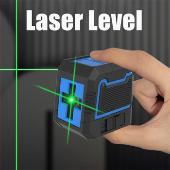 Новый лазерный уровнемер 2 линии пересекают LD Зеленый Лазер Горизонтальный и вертикальный нивельный лазер Самовыравнивающийся лазерный уровень