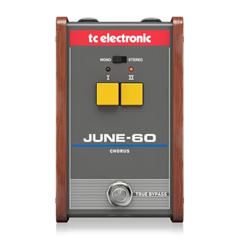TC Электронный JUNE-60 Легендарный стереохорус с 2-кнопочным селектором эффектов и схемой BBD 