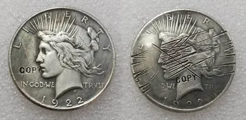 Двухсторонняя монета Доллар Мира 1922 года(1922) КОПИРОВАТЬ МОНЕТЫ