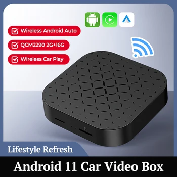 CarlinKit CarPlay Android Auto Беспроводной адаптер Smart Ai Box Plug And Play Bluetooth WiFi Auto Connect 2G + 16G Wireless CarPlay
