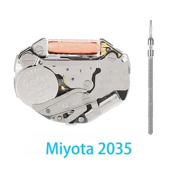 2035 Механизм Miyota 2035 Кварцевый механизм Три стрелки Календарь Инструменты для ремонта Часы Прочные металлические шестерни