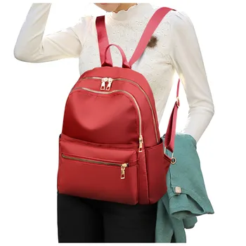 Модный рюкзак Оксфордский женский рюкзак Противоугонная сумка через плечо Новая школьная сумка для девочек-подростков Школьные женские сумки Backapck