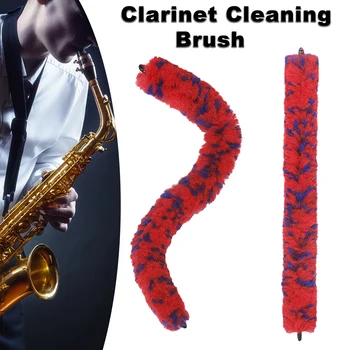 1-5 шт. Щетка для чистки трубки саксофона Clarinet Neck Brush Clean Without Dead Flute Inner Cleaner Sax Maintain Care Tool