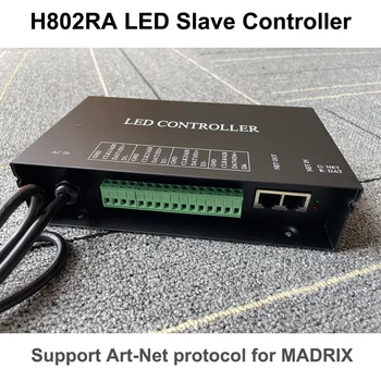 H802RA Madrix Пиксельный контроллер Artnet для SPI WS2811 WS2812b SK6812 DMX Контроллер Artnet, поддержка протокола Art-Net для MADRIX