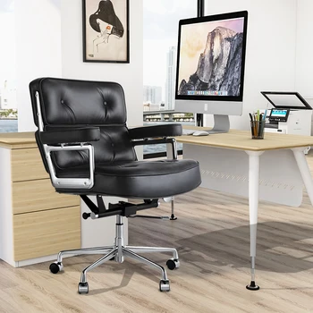 [Flash Sale]Офисное компьютерное кресло из натуральной кожи в вестибюле дома и офиса