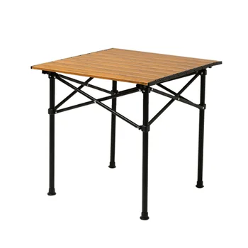 Открытый складной стол Кемпинг Портативный стол для катания яиц из углеродистой стали Самостоятельный тур Легкий складной стол для кемпинга
