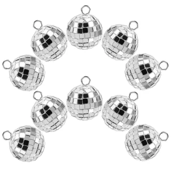 20 шт. диско-шар кулоны DIY зеркальный шар кулон ювелирные изделия для брелока серьги
