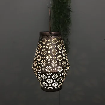  Открытый светодиодный портативный настенный фонарь Солнечная проекционная лампа для садового декора Светодиодный прожектор Садовая дорожка Ландшафтные огни