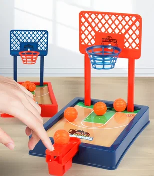 Мини-баскетбольная машина с выбросом пальца Детская настольная баскетбольная машина Детские настольные игрушки Веселые интерактивные детские маленькие игрушки