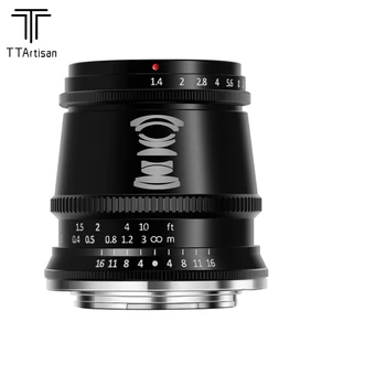 TTArtisan 17mm F1.4 APS-C Широкоугольный объектив камеры с ручной фокусировкой для Fuji X Canon M Panasonic Olympus M43 Nikon Z Sony E Leica L