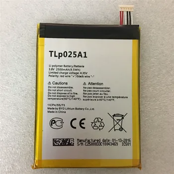 Высококачественный аккумулятор 2500 мАч TLP025A1 TLP025A2 для смартфона Alcatel One Touch 7043K 7043Y POP 2 (5)