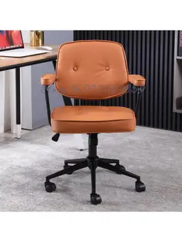 легкий роскошный стул, компьютер, домашний, сидячий, удобный, офисный, кабинет, спинка, сиденье, учебный подъемник, поворотный