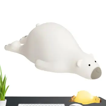 Gummy Bear Ночник Силиконовый Животный Свет USB Перезаряжаемый Детский Ночник Ленивый Мишка Для Детей Милый Кран Для Веселых Подарков