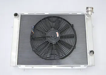 Горячая продажа 56-миллиметровый алюминиевый радиатор + вентилятор для HOLDEN Commodore VB VC VH VK V6 Manual MT