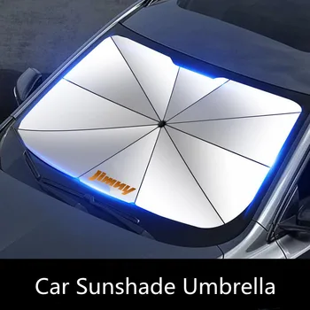 Автомобильный солнцезащитный зонтик Автомобильный летний солнце Интерьер Защита лобового стекла Аксессуары для Suzuki Jimny 2022 jb43 jb74 2009-2023