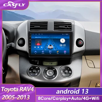 автомагнитола для Toyota RAV4 Rav 4 2005 2006 2007- 2013 Android Auto Мультимедиа Беспроводной Carplay Видеоплеер DSP Навигация GPS 4G