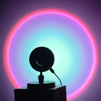 Colors Лампа Проектор RGB Светодиодный ночник Tuya Smart APP Пульт дистанционного управления Украшение Спальня Фотография Подарок