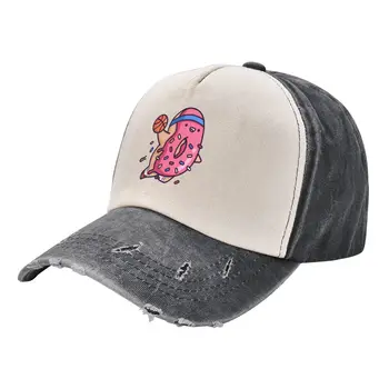 Розовый пончик Dunkin с посыпкой Ковбойская шляпа походная шляпа Регби Дальнобойщик Шапка Тепловой козырек Кепки для женщин Мужские