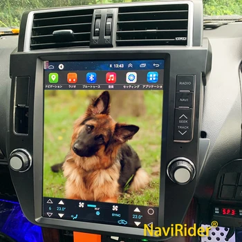 Android 13 Tesla Экран для Toyota Prado 150 2014 2015 LC150 Автомагнитола Мультимедийный видеоплеер GPS Carplay Навигационное головное устройство