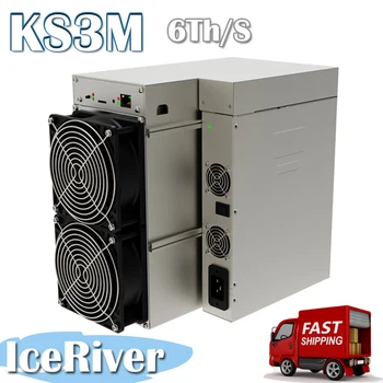 Официальный IceRiver KS3M 6Th ASIC Kaspa Miner 3400W Crypto Mining Новая машина в наличии, бесплатная доставка