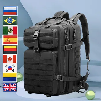 Охотничий рюкзак для кемпинга 30 л / 50 л Военные тактические мужские походные рюкзаки 900D Нейлон Водонепроницаемые сумки Спортивная сумка на открытом воздухе
