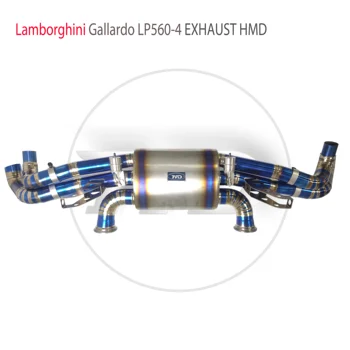 HMD Выхлопная система из титанового сплава Catback подходит для электронного клапана Lamborghini Gallardo LP560-4 Auto Modification