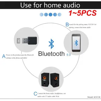 1 ~ 5 шт. Kebidu Автомобильный комплект 5,0 Мини Аудио USB Приемник Адаптер 3,5 мм Aux Беспроводная музыка Стерео для авто Радио Громкая связь
