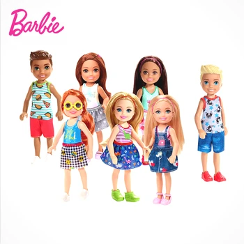 Оригинальный Барби Клуб Челси Кукла Путешествия Куклы Кавай Мода Одежда Аксессуары Образование Игровой домик Детские игрушки для девочек Подарок