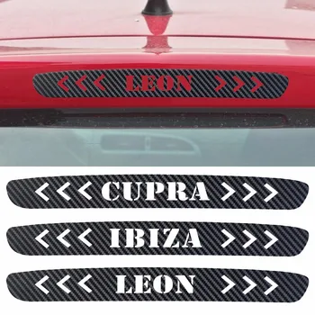 10x Seat Leon Cupra Ibiza Авто Стоп-сигнал Углеродное волокно Эмблема Наклейки Стилистика