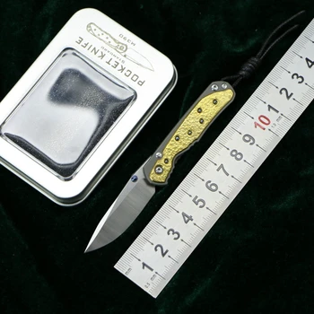 Kevin John Small Sebenza 21 Складной нож M390 Blade TC4 Титановая ручка На открытом воздухе Кемпинг Охота Карманные фруктовые ножи EDC Инструменты
