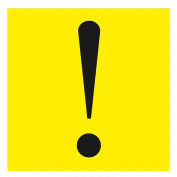 Предупреждающая автомобильная наклейка восклицательный знак для нового водителя Виниловое окно автомобиля Аксессуары для стайлинга автомобиля Декоративный ПВХ 15 см * 15 см