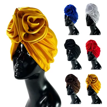 Новое поступление Мода Цветок Декоративная повязка на голову Модная повязка на голову Эластичный тюрбан