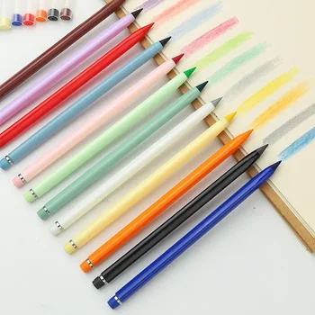 12 Набор красочных стираемых цветных карандашей для художников, студентов, школьников Яркие и стойкие