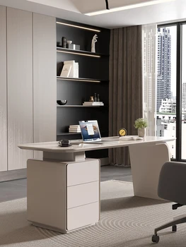 настольный светильник роскошный компьютерный стол босс стол минималистичный современный дизайнерский офисный стол стул для учебы письменный стол