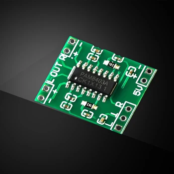 PAM8403 Плата супер мини цифрового усилителя 2,5-5,5 В 2-канальный модуль цифрового усилителя звука 2x3 Вт USB-блок питания для Arduino