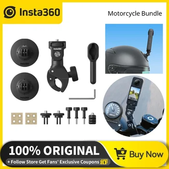 Insta360 Upgrade Motorcycle Bundle для X3 ONE X2 ONE RS ONE R Аксессуары для камеры идеально подходят для шлема Комплект мотоциклов