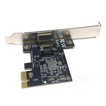 2.5G PCIe Гигабитная проводная сетевая карта Адаптер Ethernet RTL8125 чип Однопортовый электрический порт