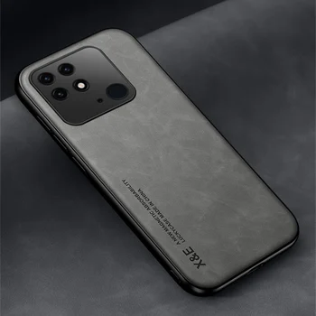  Встроенный магнитный роскошный кожаный чехол для телефона для Xiaomi Redmi10C Redmi 10C 4G 10 C C10 220333QA 6,71 