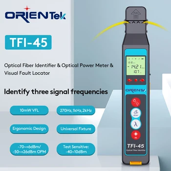 Orientek Identificador De Fibra Ativa TFI-45 Встроенный лазерный светодиод Caneta и OPM с LC-коннектором Fibra Optica